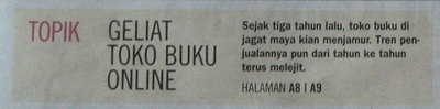 BukuKita.com di Koran Tempo