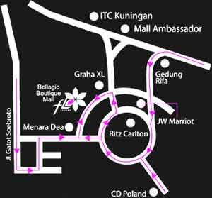 Peta Lokasi Flo Lounge