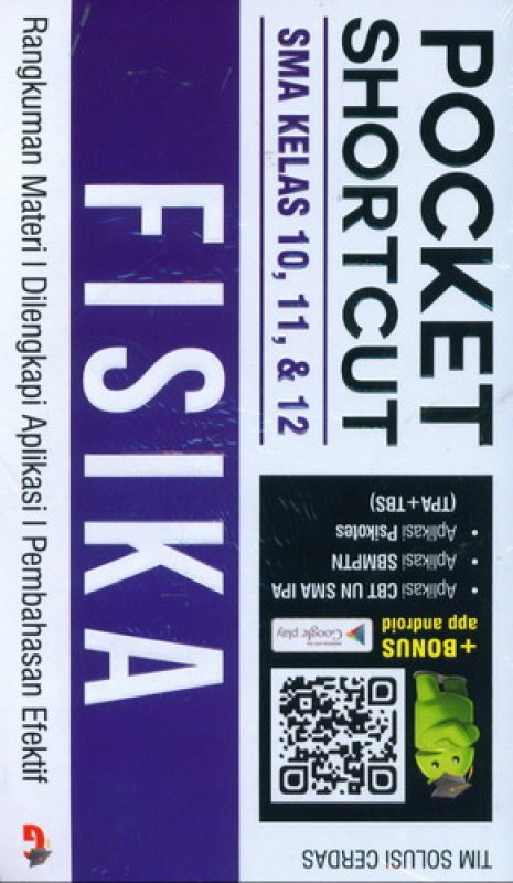 Cover Pocket Shortcut FISIKA SMA Kelas 10, 11, 12
