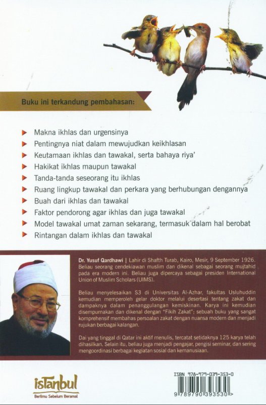 Cover Belakang Buku Ikhlas & Tawakal (Ilmu Suluk menurut Al-Quran & As-Sunnah)