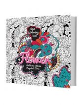 Adult Coloring Book: Color Of Flower (special offer diskon 50)
