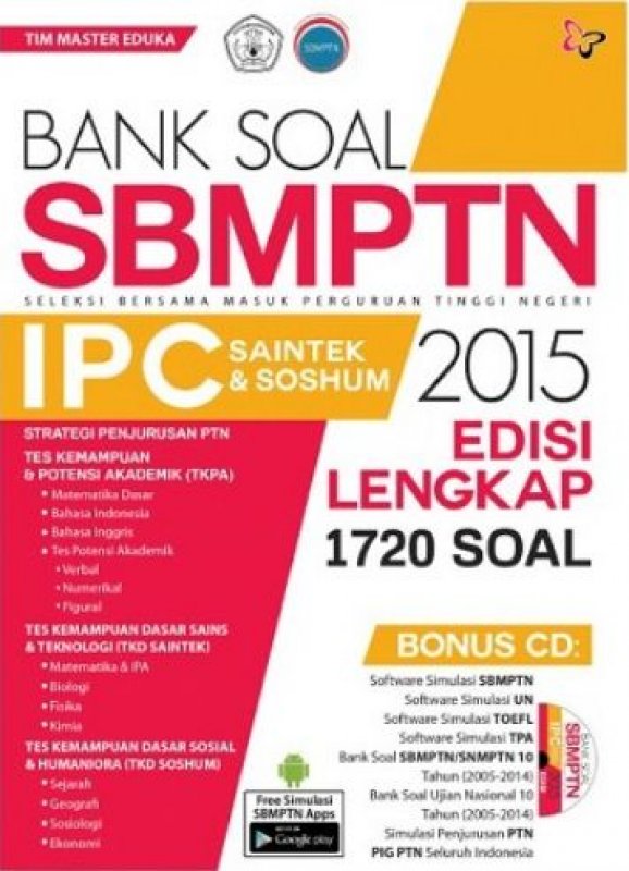 Bank Soal Sbmptn 2015 Saintek & Soshum (ipc) Edisi Lengkap