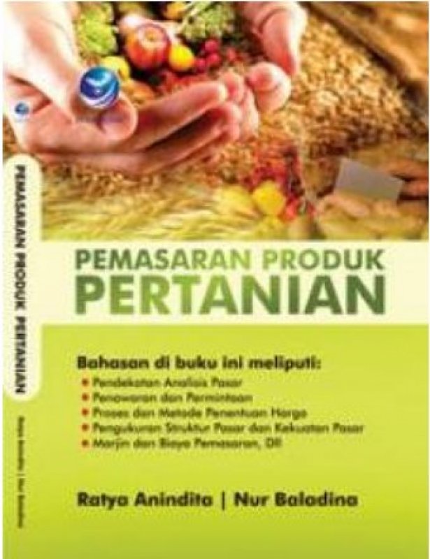 Cover Depan Buku Pemasaran Produk Pertanian