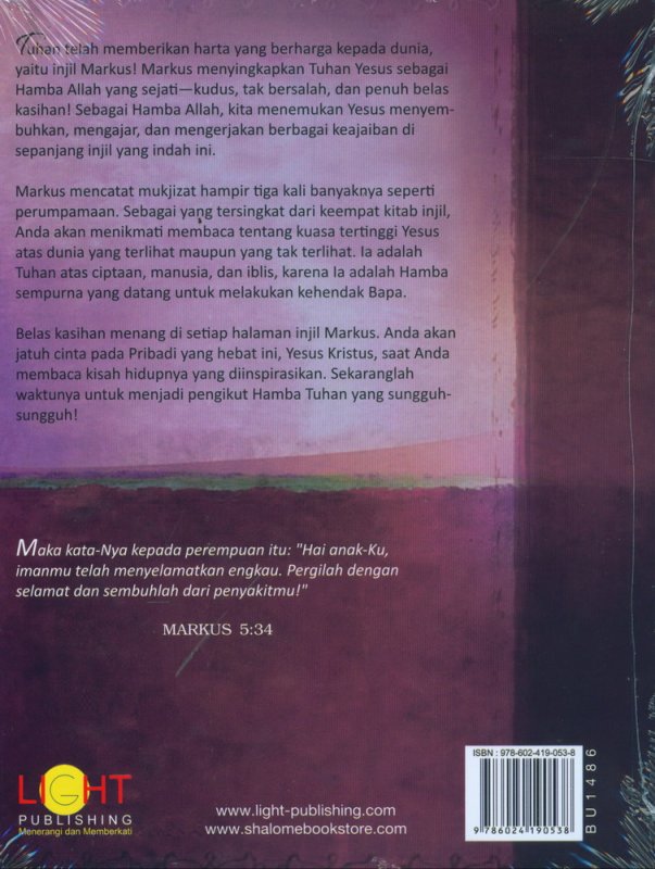 Cover Belakang Buku Markus Mukjizat dan Belas Kasihan - The Passion Translation