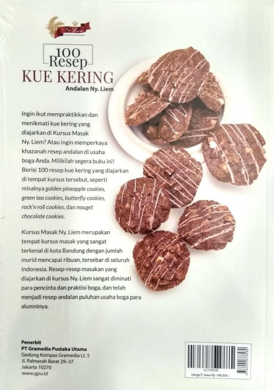 Buku 100 Resep Kue Kering Andalan Ny Liem Edisi Revisi Bukukita