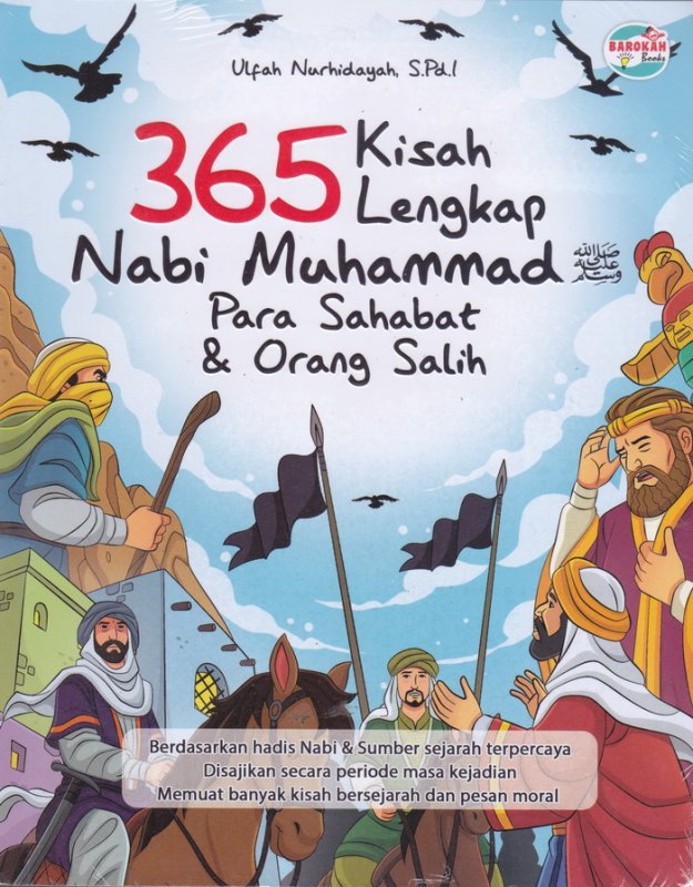 Cover Depan Buku 365 Kisah Lengkap Nabi Muhammad Para Sahabat dan Orang Salih(New Cover)