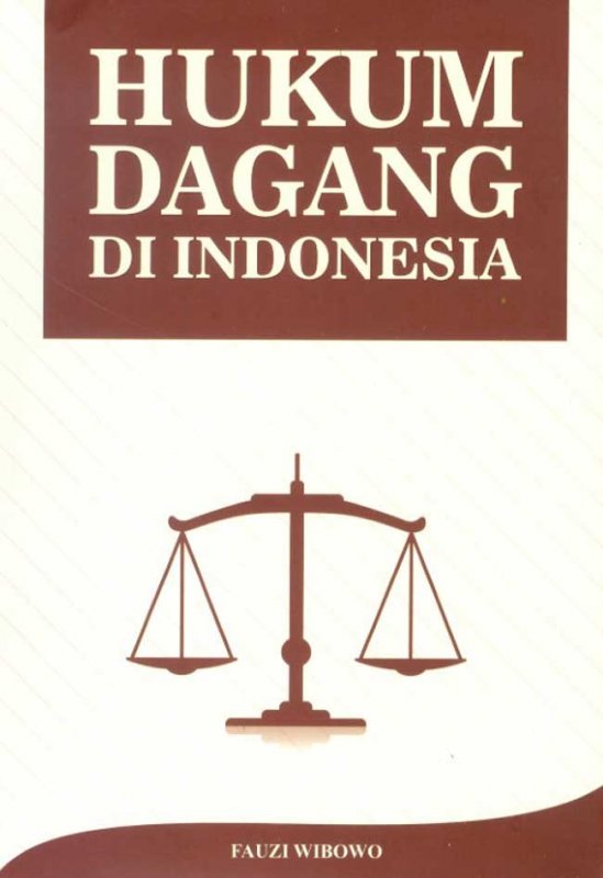 Cover Depan Buku Hukum Dagang Indonesia