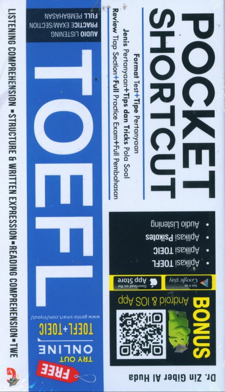 Cover Buku POCKET SHORTCUT TOEFL