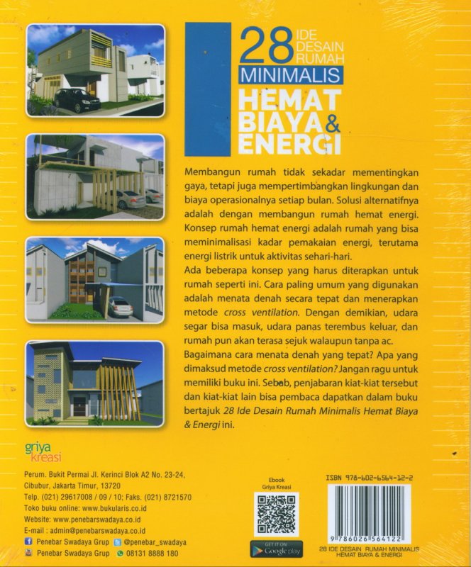 Cover 28 Ide Desain Rumah Minimalis Hemat Biaya & Energi