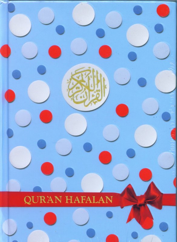 Cover Depan Buku QUR'AN HAFALAN A6 POLKADOT (Hard Cover)