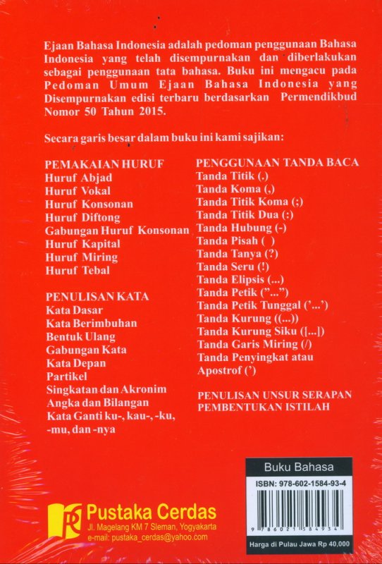 Buku Ebi - Pedoman Umum Ejaan Bahasa Indonesia | Bukukita