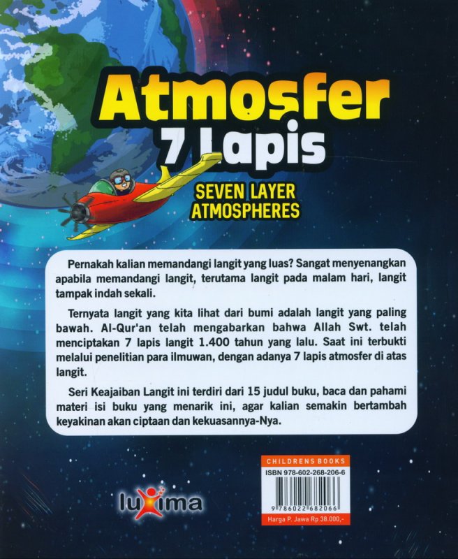 Buku Seri Keajaiban Langit Atmosfer 7 Lapis Bilingual Bukukita