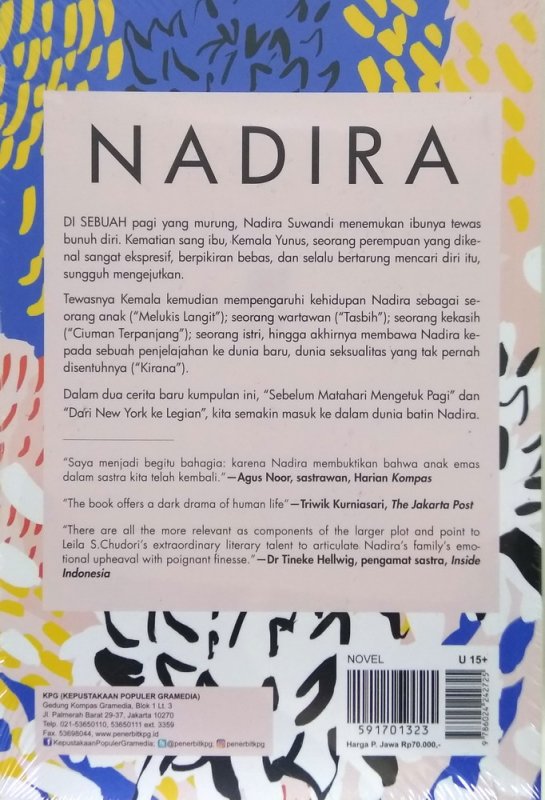 Buku Nadira Cover Baru 2018 Toko Buku Online Bukukita