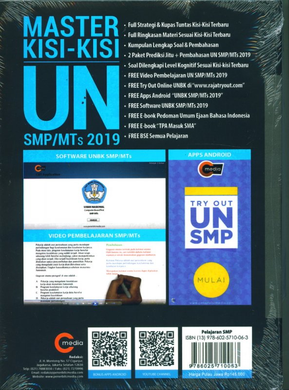 Cover MASTER KISI-KISI UN SMP/MTs 2019