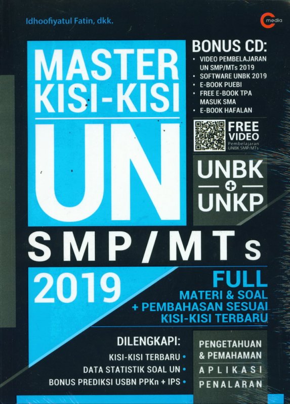 Cover Buku MASTER KISI-KISI UN SMP/MTs 2019