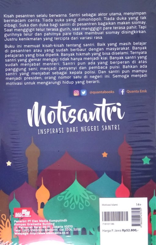 Cover Motisantri: Inspirasi dari Negeri Santri