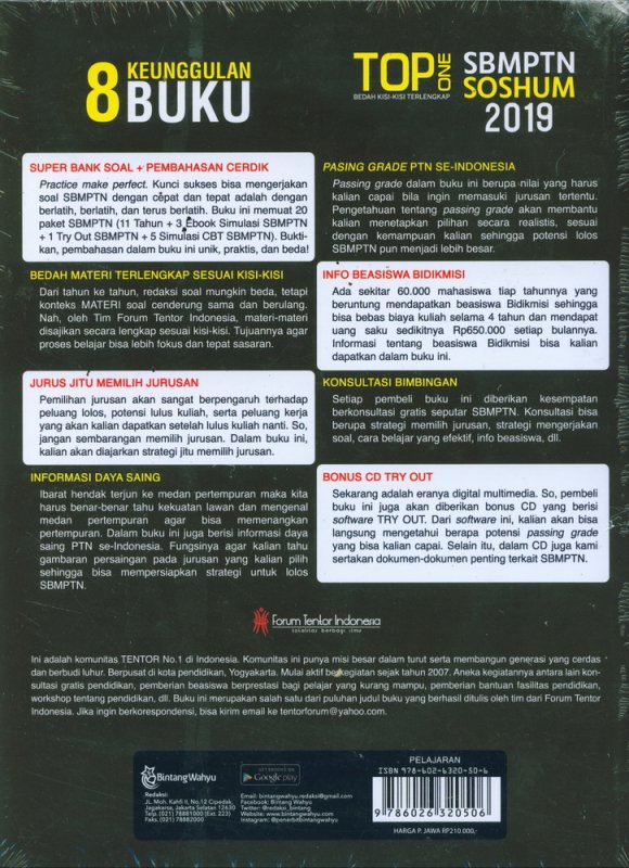 Buku Top One Sbmptn Soshum 2019 Toko Buku Online Bukukita