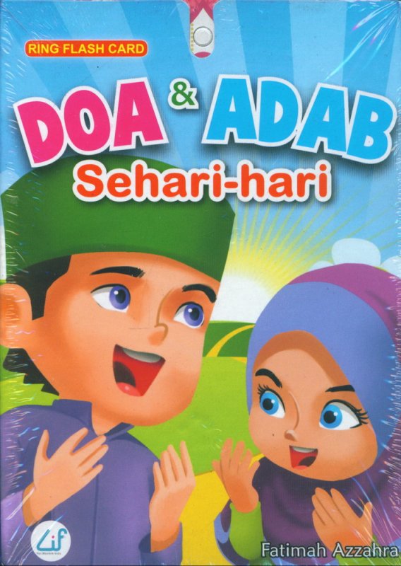 Cover Depan Buku Doa & Adab Sehari-hari (Ring Flash Card)