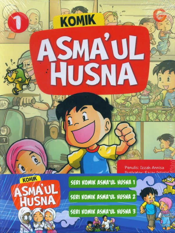 Cover 1 Set Komik Asmaul Husna