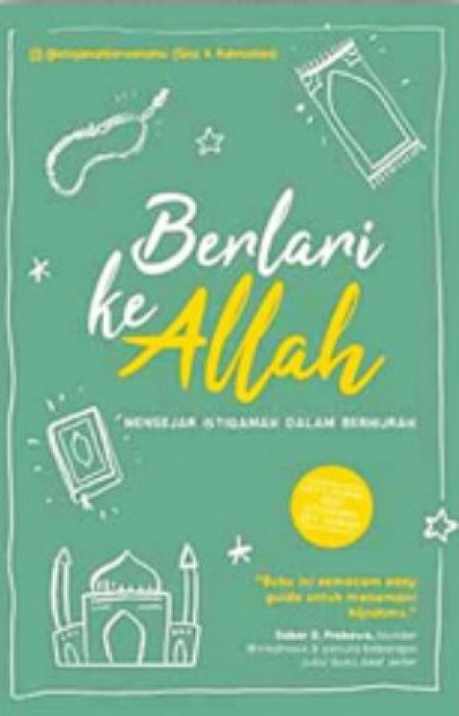 Cover Depan Buku Berlari Ke Allah (Promo Best Book)