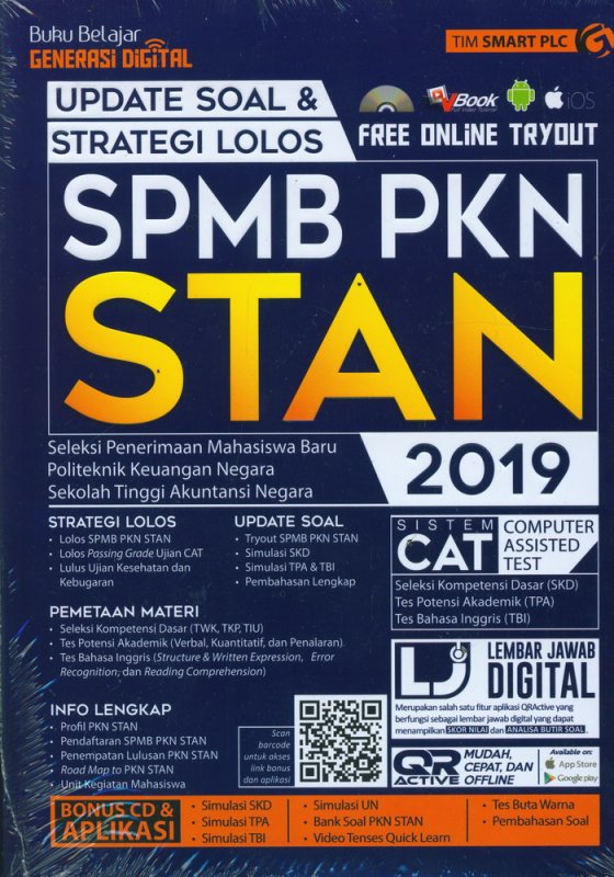 Cover UPDATE SOAL & STRATEGI LOLOS SPMB PKN STAN 2019