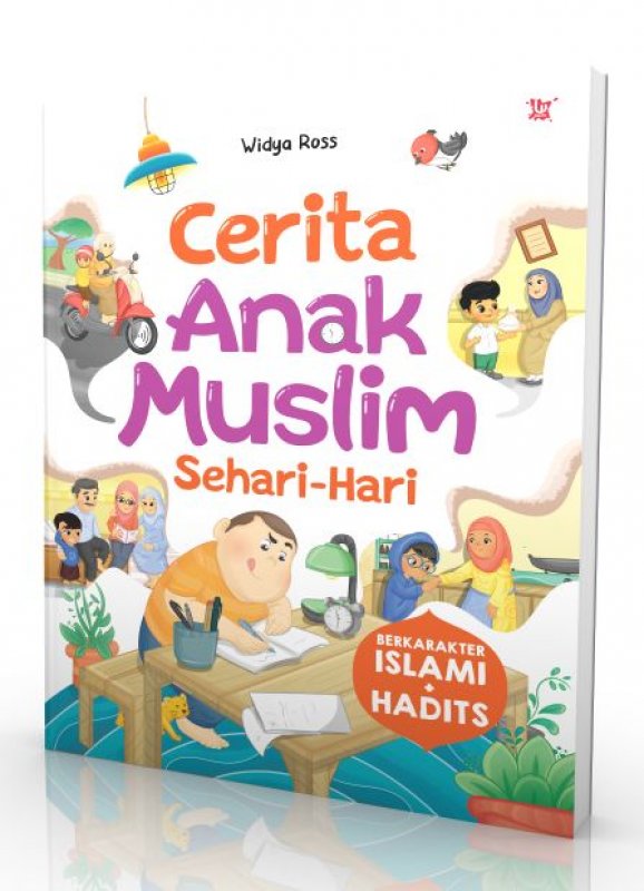 Cover Depan Buku Cerita Anak Muslim Sehari-Hari [Bonus: Notebook]