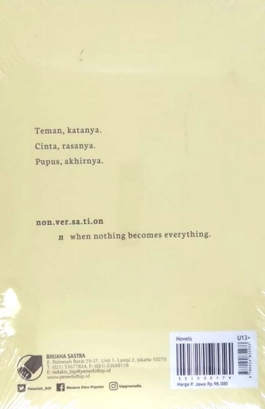 Sinopsis Novel Nonversation Perangkat Sekolah