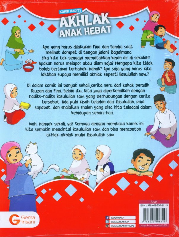 Buku Komik Hadits Akhlak Anak Hebat Toko Buku Online Bukukita