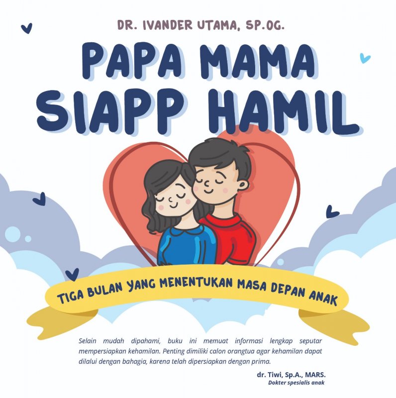 Cover Depan Buku Papa Mama Siap Hamil (Promo Best Book)