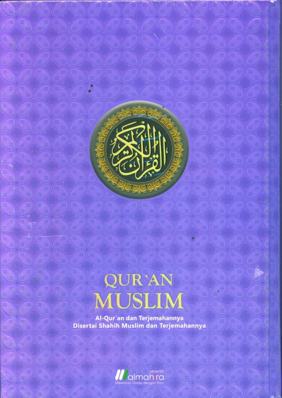 Cover Depan Buku QURAN MUSLIM B5 (HARD COVER)