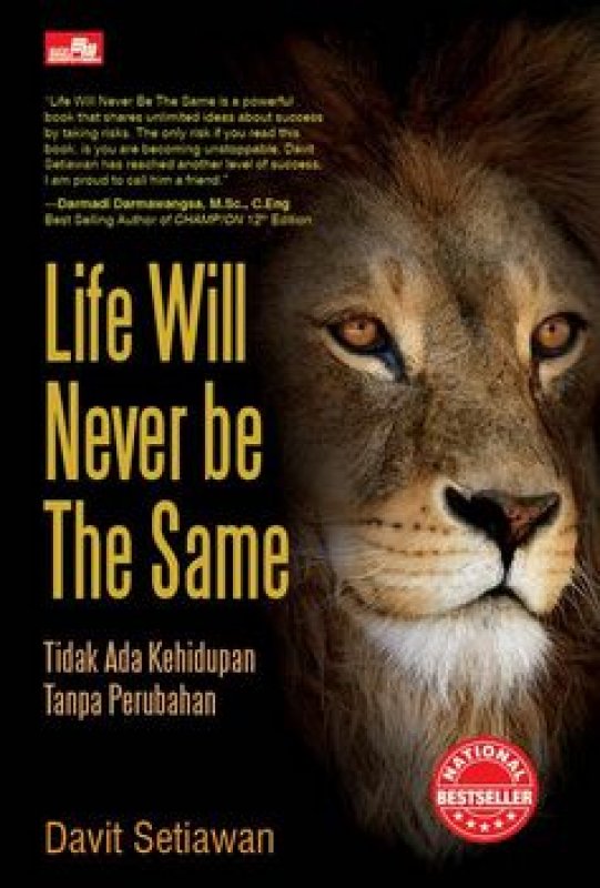 Cover Depan Buku Life Will Never be the Same (2019)