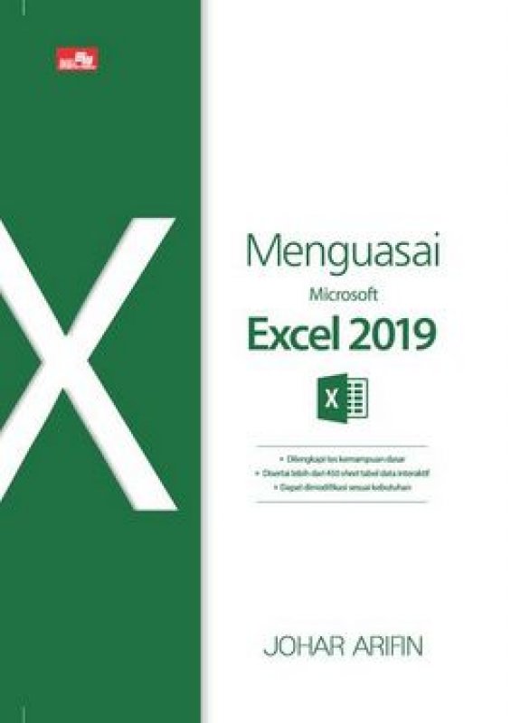 Cover Depan Buku Menguasai Microsoft Office Excel 2019