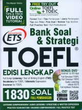 Bank Soal & Strategi TOEFL EDISI LENGKAP 1830 SOAL+CD (COVER 2019)
