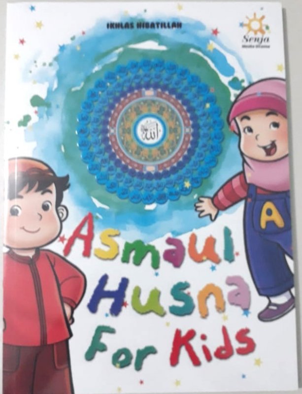 Cover Depan Buku Asmaul Husna For Kids