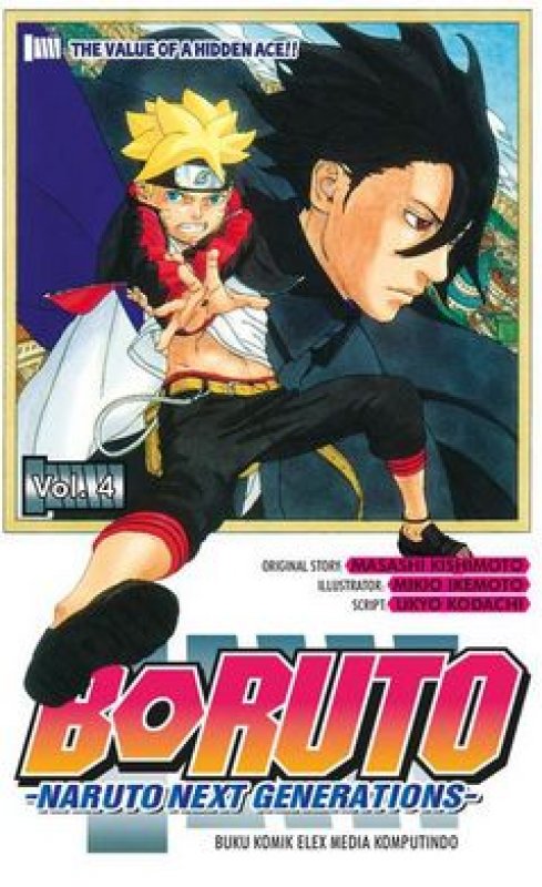Cover Depan Buku Boruto - Naruto Next Generation Vol. 4