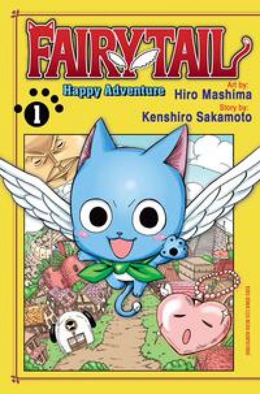 Cover Depan Buku Fairy Tail Happy Adventure 01