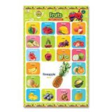 Opredo Poster 2 In 1 Gogo Dino: Fruits And Vegetables