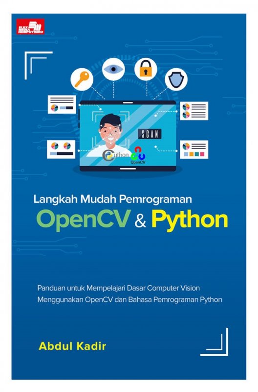 Cover Depan Buku Langkah Mudah Pemrograman Opencv & Python
