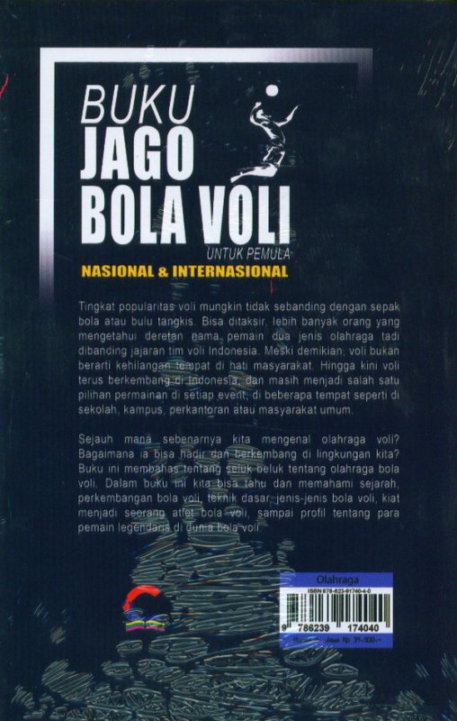 Cover Buku Jago Bola Voli Untuk Pemula