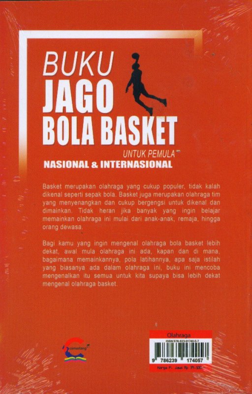 Cover Buku Jago Bola Basket Untuk Pemula