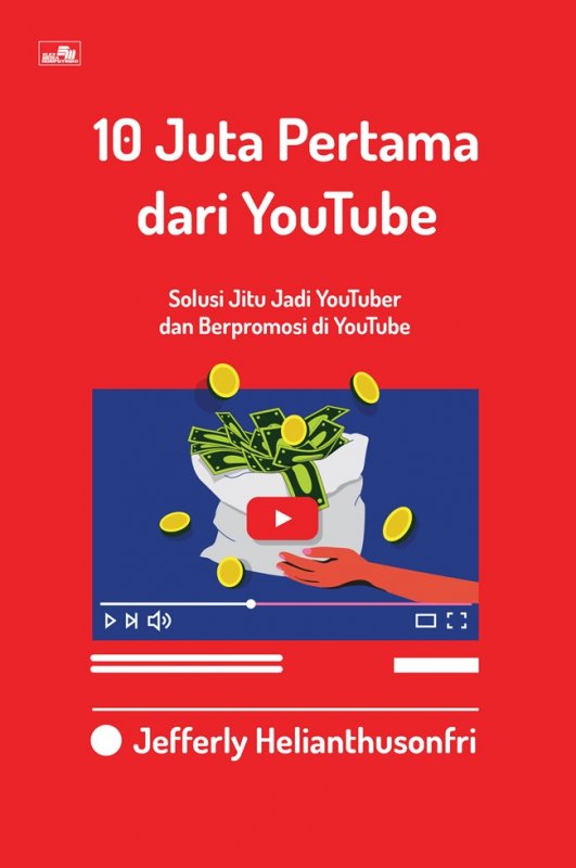 Cover Buku 10 Juta Pertama Dari Youtube