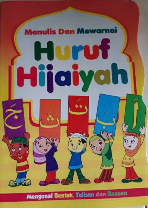 Cover Menulis dan Mewarnai Huruf hijaiyah