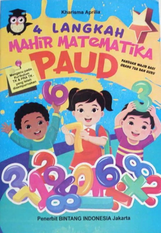 Cover Buku 4 Langkah Mahir Matematika PAUD