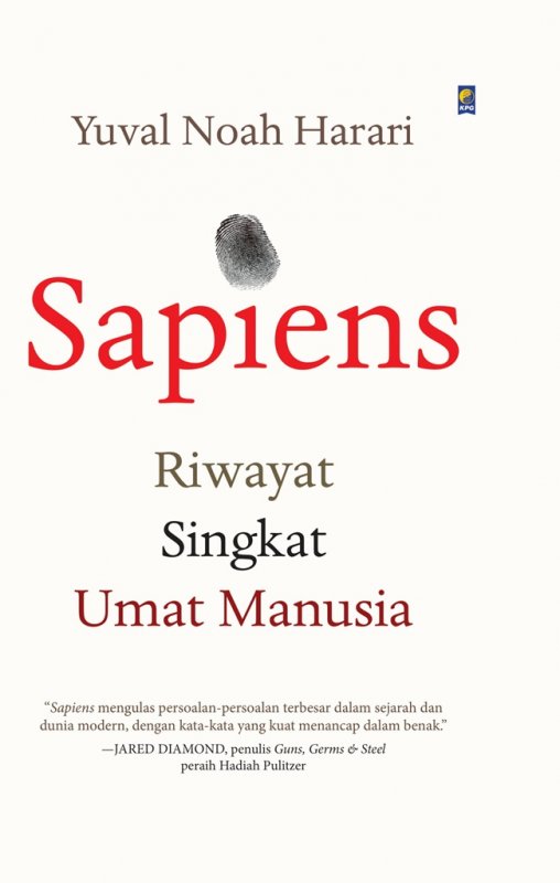 Cover Depan Buku Sapiens (Hc)