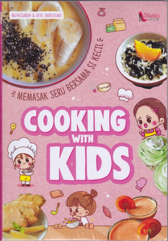 Cover Depan Buku Cooking With Kids