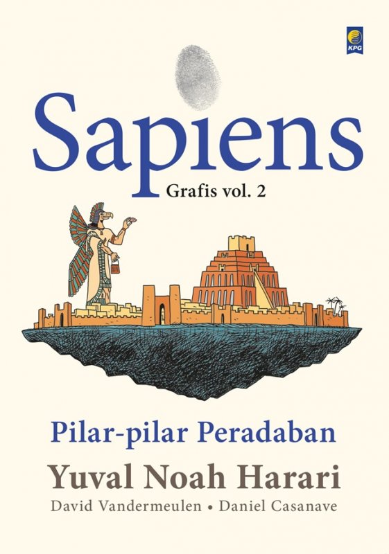 Cover Depan Buku Sapiens Grafis vol. 2: Pilar-pilar Peradaban