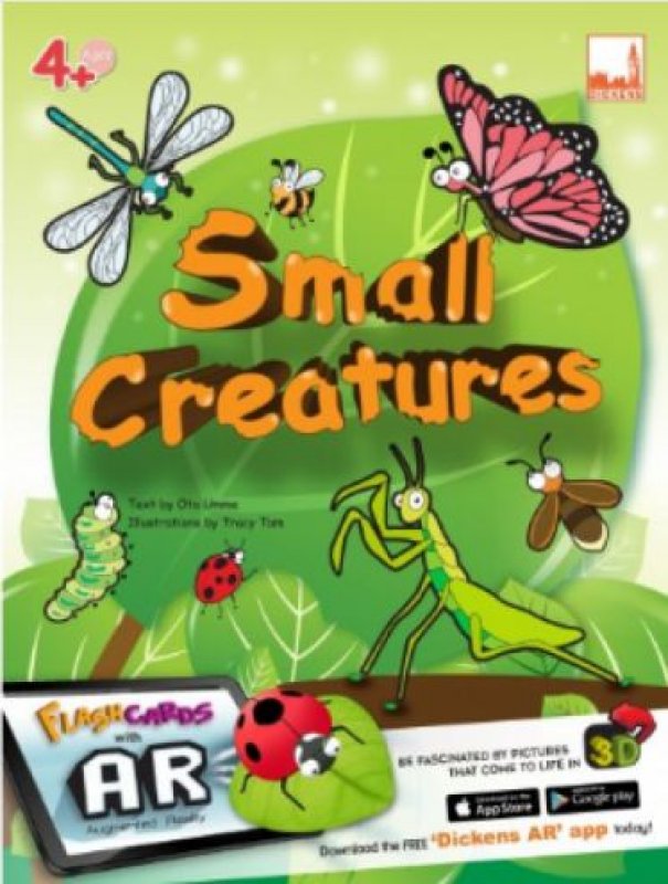 Cover Depan Buku Flashcards - Small Creatures (with AR)