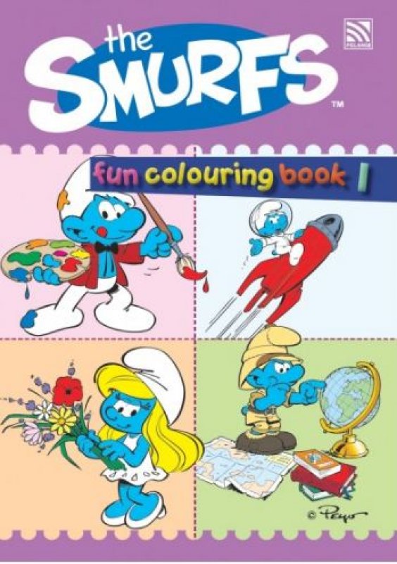 Cover The Smurfs Fun Colouring Book 1