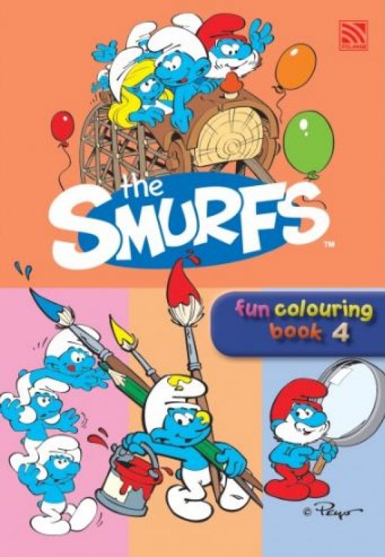 Cover Buku The Smurfs Fun Colouring Book 4