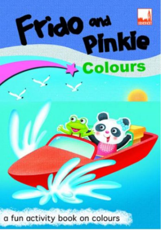 Cover Depan Buku Frido And Pinkie - Colours
